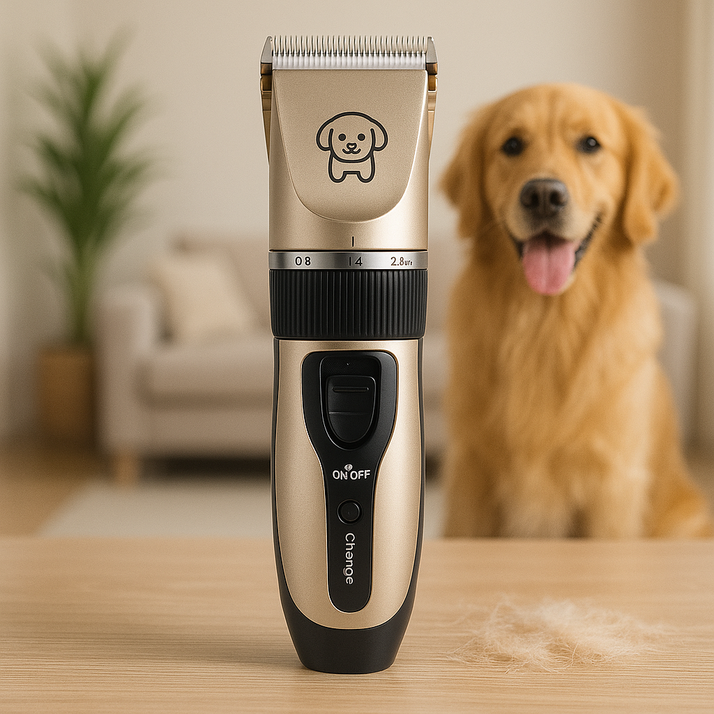 Elektrisk pälstrimmer för hund och katt