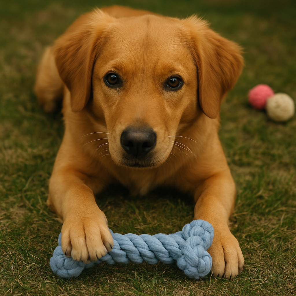 Hundleksak i form av ben