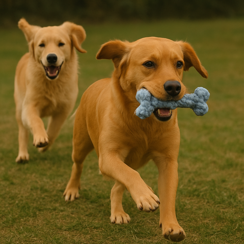 Hundleksak i form av ben