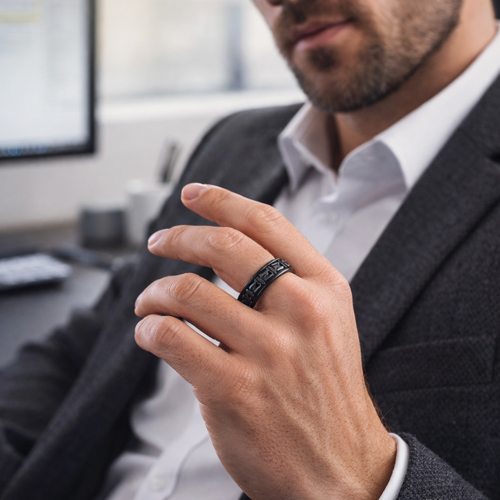 Anti-stress ring för män Tevera
